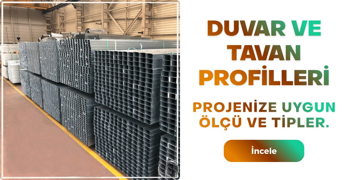 Duvar ve Tavan Sistem Profilleri